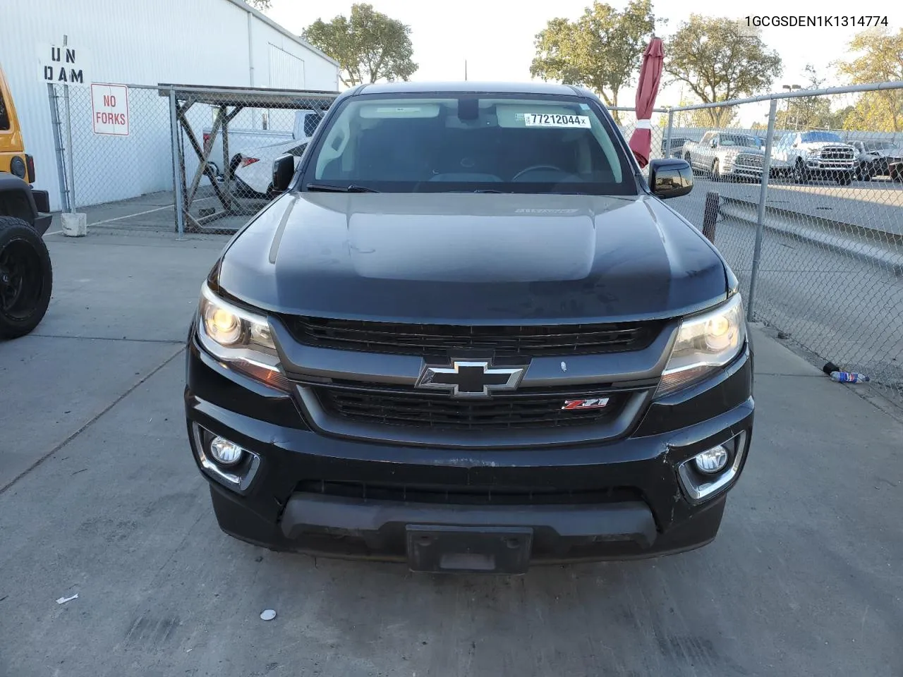 2019 Chevrolet Colorado Z71 VIN: 1GCGSDEN1K1314774 Lot: 77212044