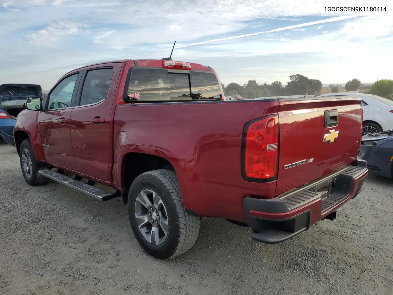 2019 Chevrolet Colorado Lt VIN: 1GCGSCEN9K1180414 Lot: 77430314