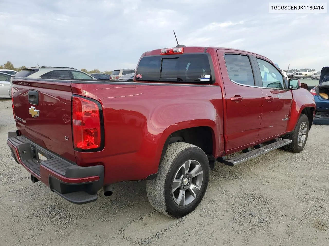 2019 Chevrolet Colorado Lt VIN: 1GCGSCEN9K1180414 Lot: 77430314