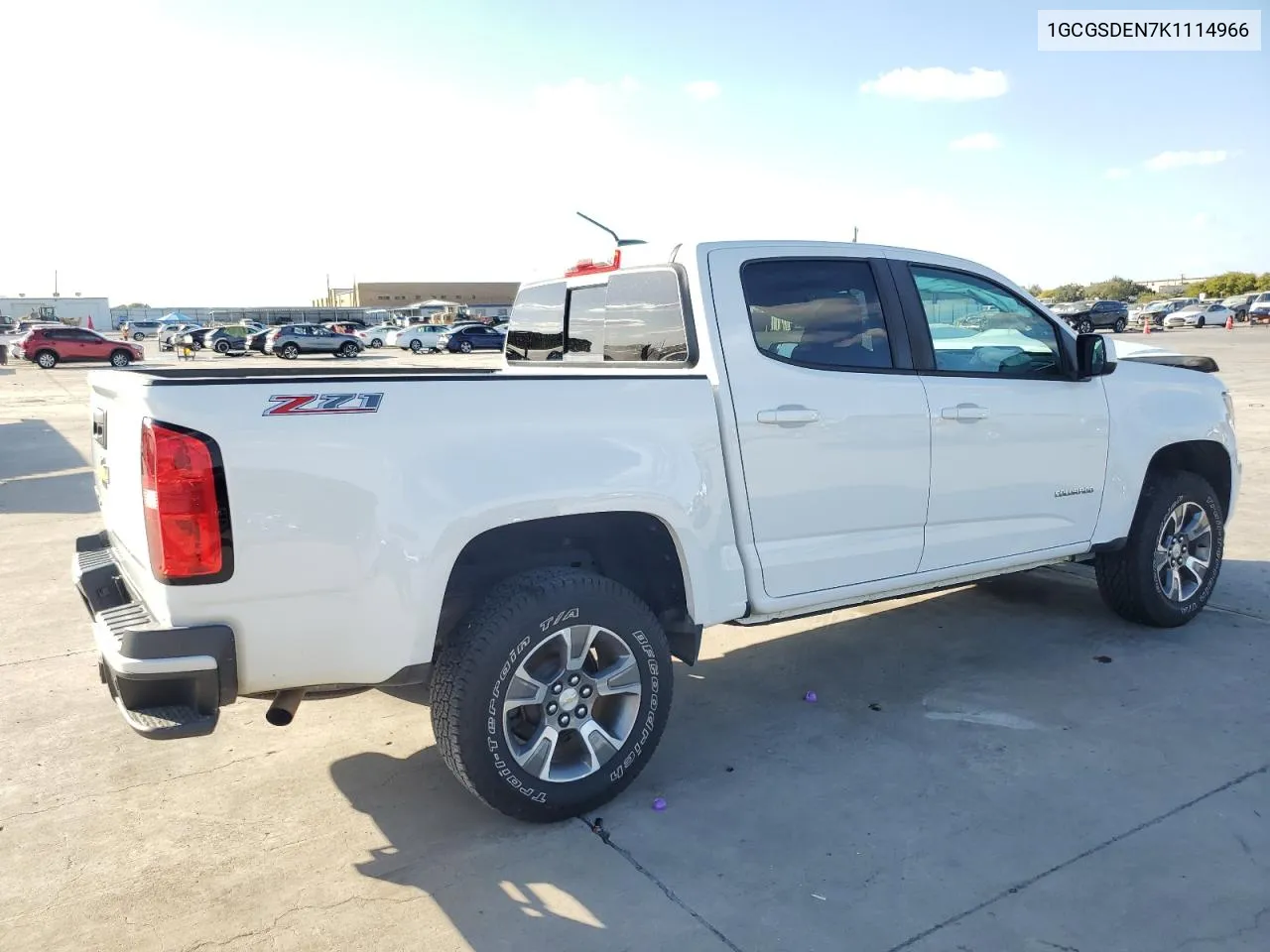 2019 Chevrolet Colorado Z71 VIN: 1GCGSDEN7K1114966 Lot: 77464984