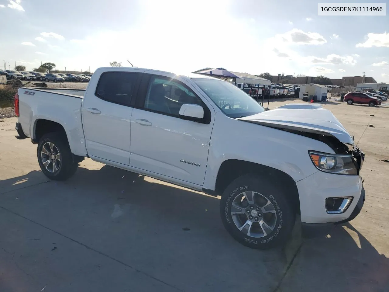 2019 Chevrolet Colorado Z71 VIN: 1GCGSDEN7K1114966 Lot: 77464984