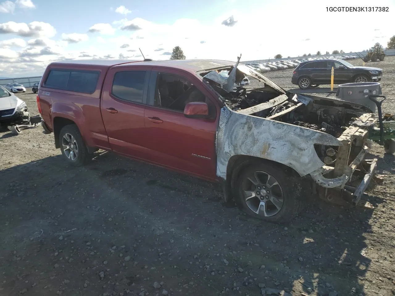 2019 Chevrolet Colorado Z71 VIN: 1GCGTDEN3K1317382 Lot: 77476654