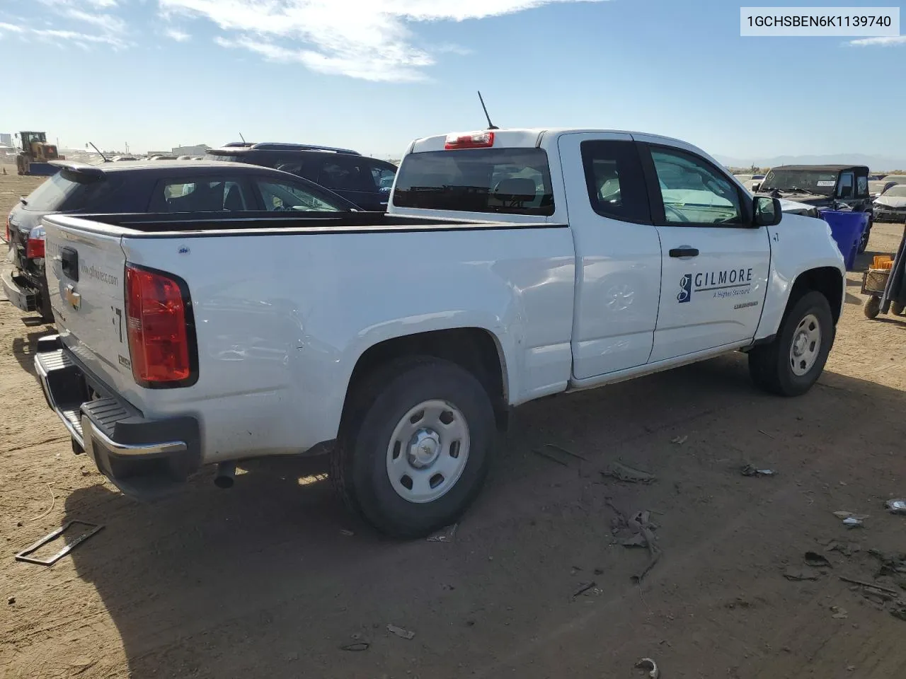 1GCHSBEN6K1139740 2019 Chevrolet Colorado