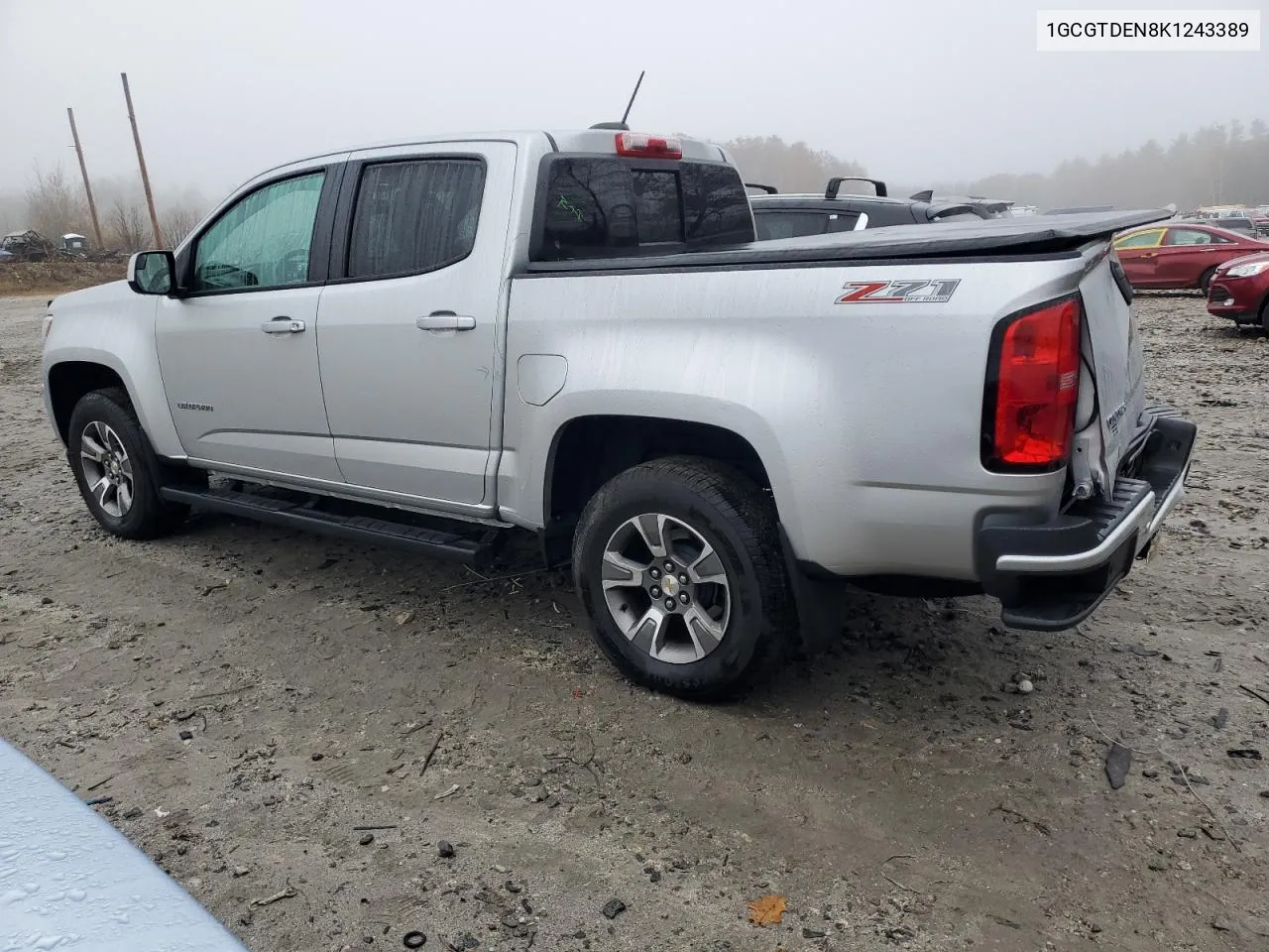 2019 Chevrolet Colorado Z71 VIN: 1GCGTDEN8K1243389 Lot: 78165924