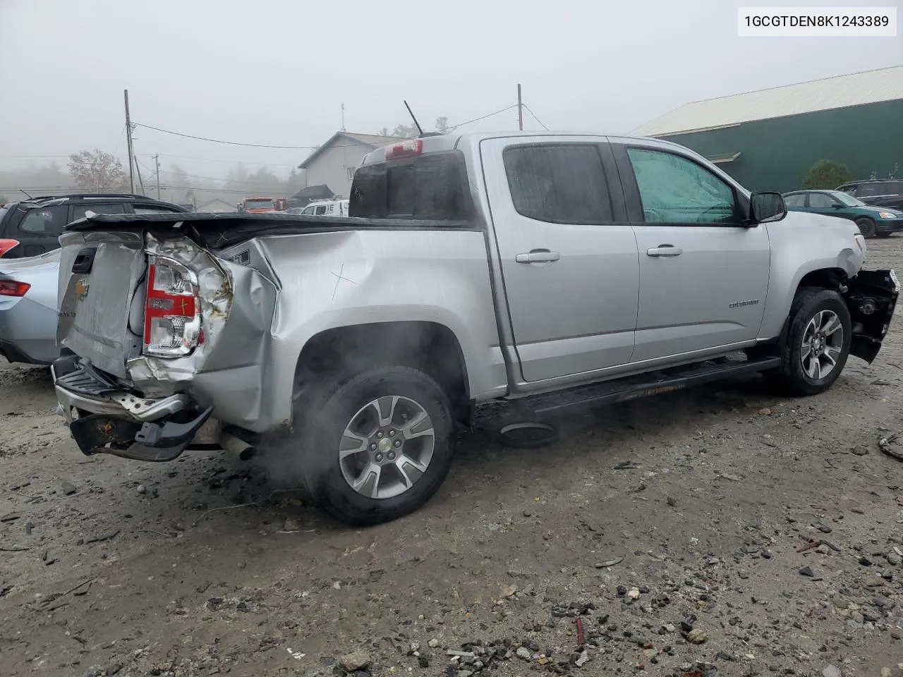 2019 Chevrolet Colorado Z71 VIN: 1GCGTDEN8K1243389 Lot: 78165924