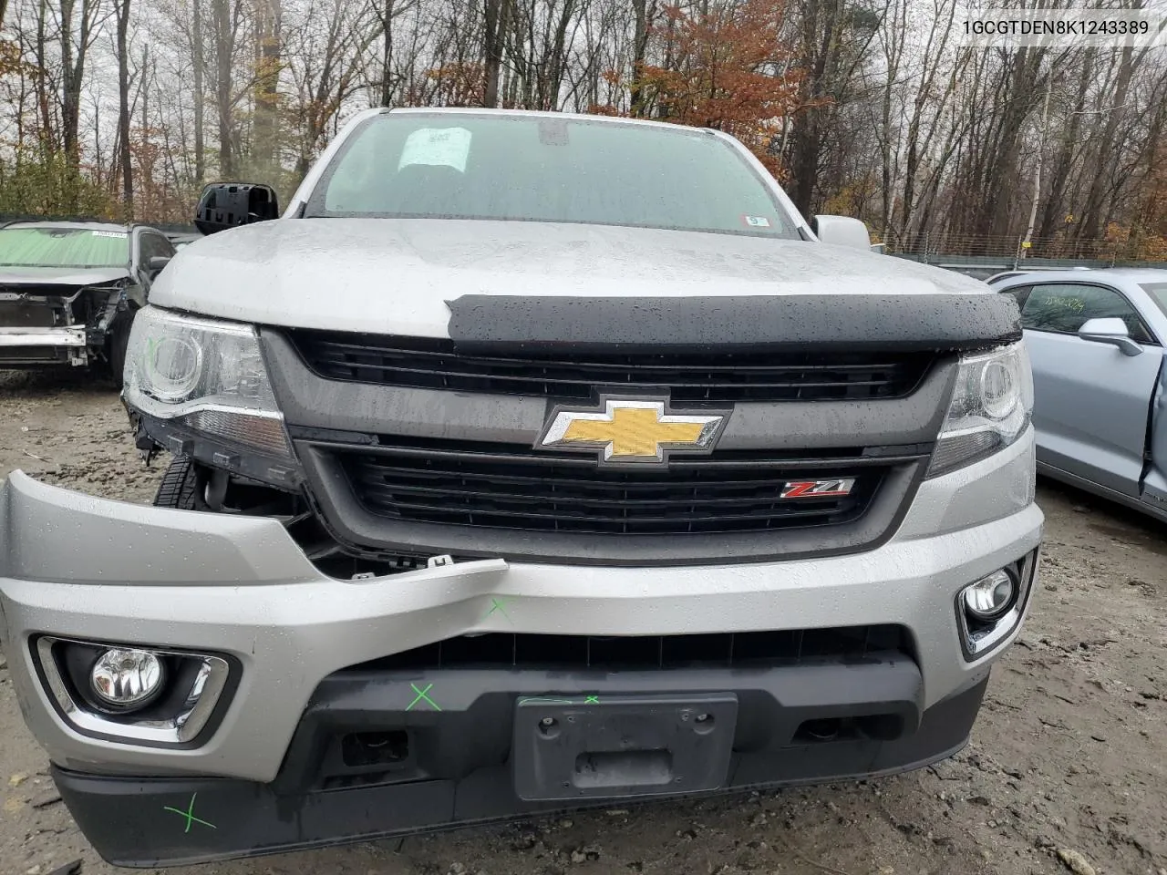 2019 Chevrolet Colorado Z71 VIN: 1GCGTDEN8K1243389 Lot: 78165924