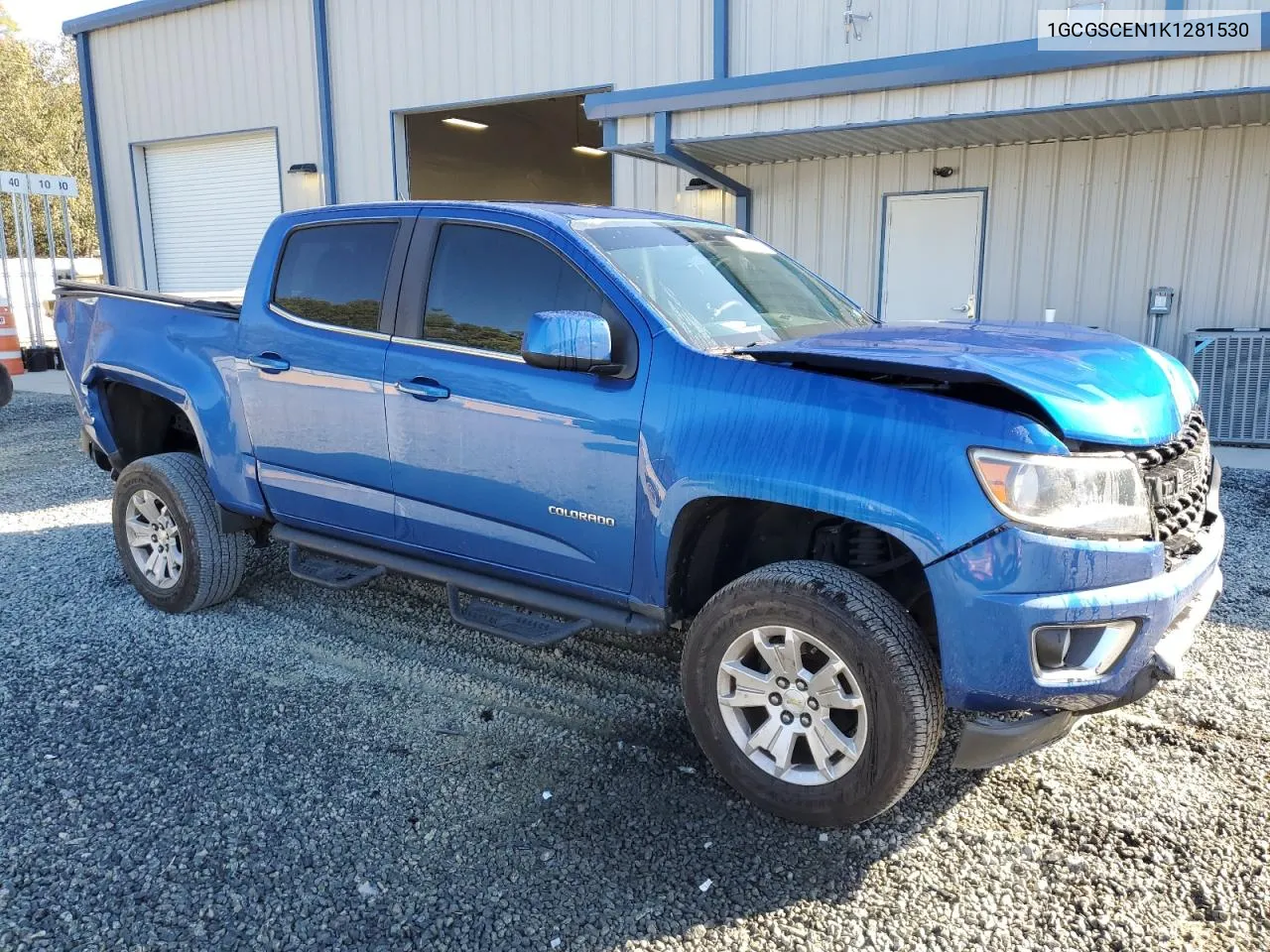 2019 Chevrolet Colorado Lt VIN: 1GCGSCEN1K1281530 Lot: 78256484