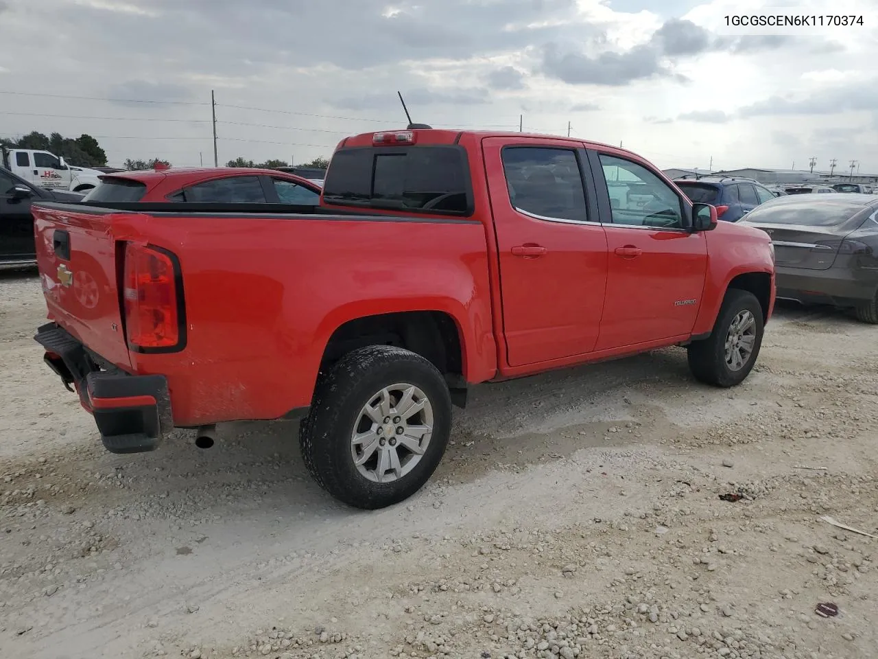 2019 Chevrolet Colorado Lt VIN: 1GCGSCEN6K1170374 Lot: 78442514