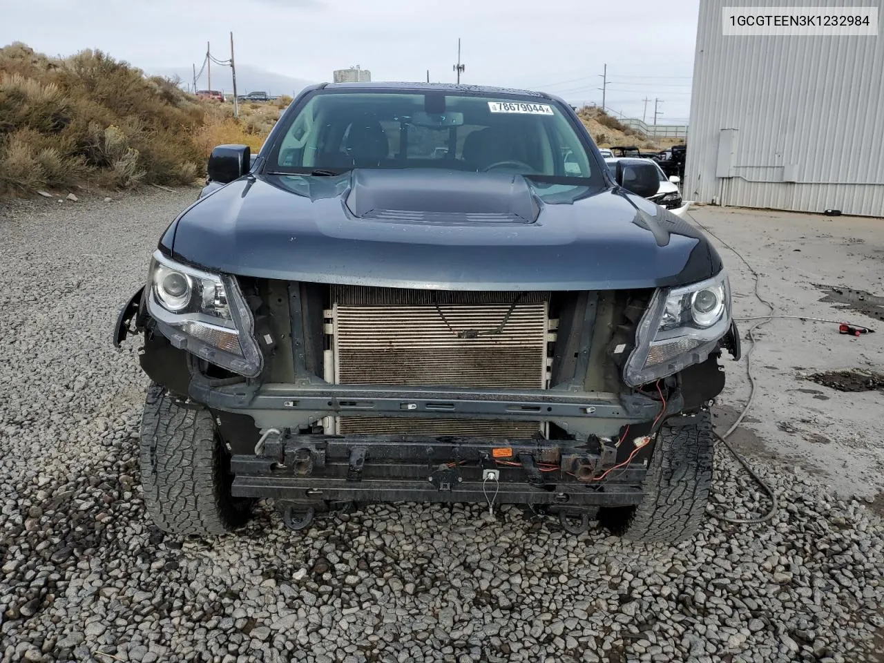 2019 Chevrolet Colorado Zr2 VIN: 1GCGTEEN3K1232984 Lot: 78679044