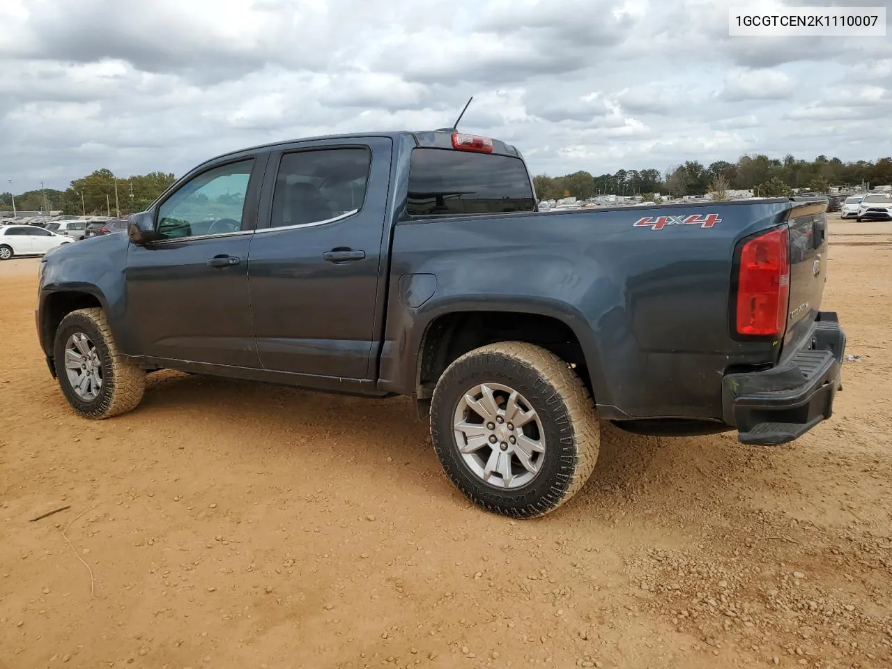 2019 Chevrolet Colorado Lt VIN: 1GCGTCEN2K1110007 Lot: 78995444