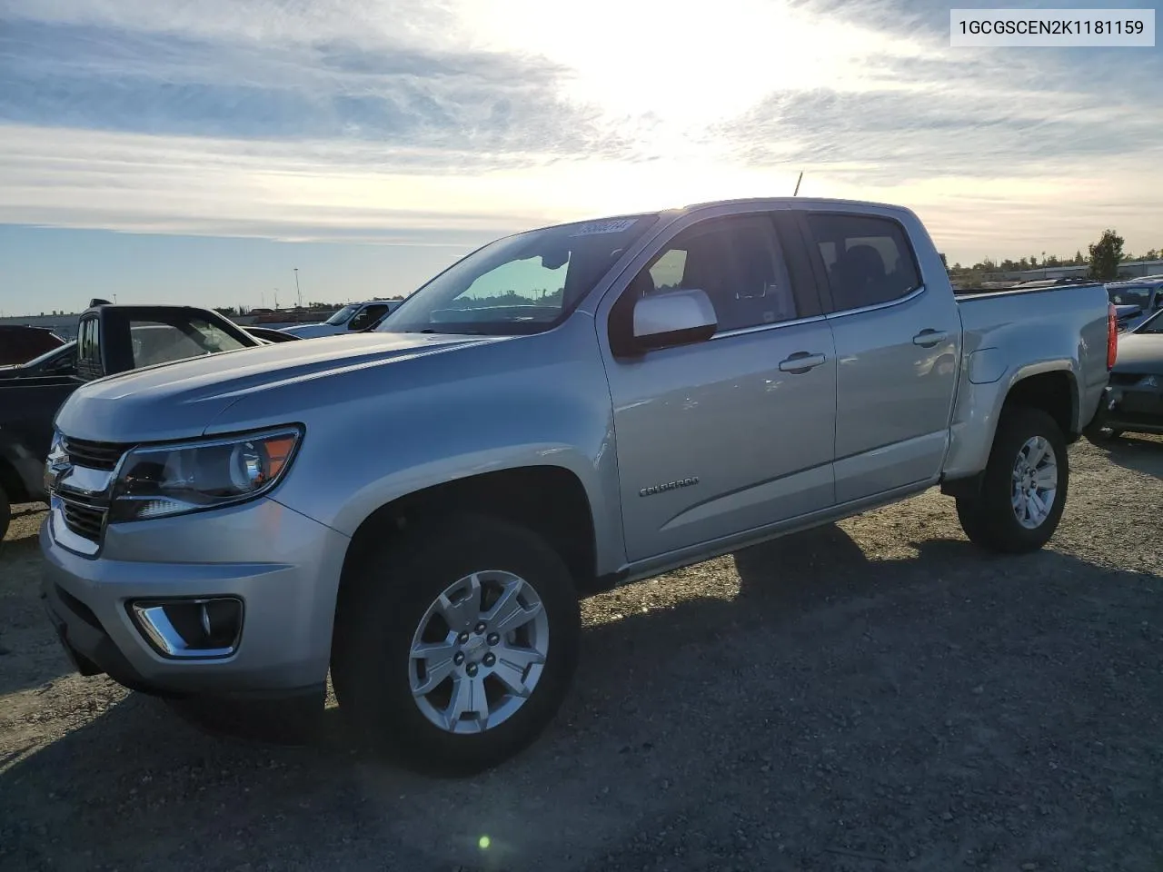 2019 Chevrolet Colorado Lt VIN: 1GCGSCEN2K1181159 Lot: 79505214