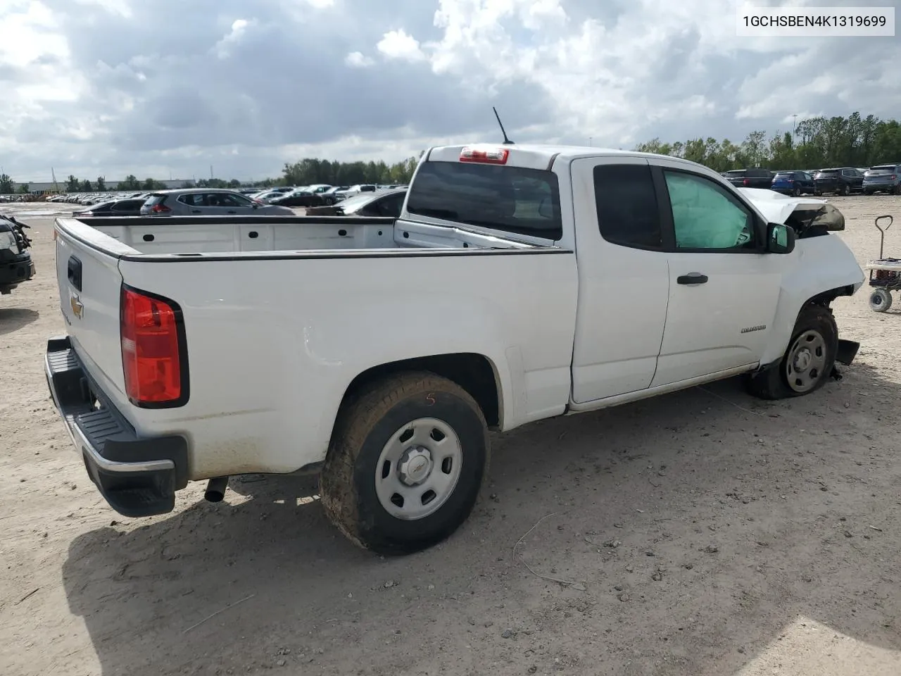 1GCHSBEN4K1319699 2019 Chevrolet Colorado