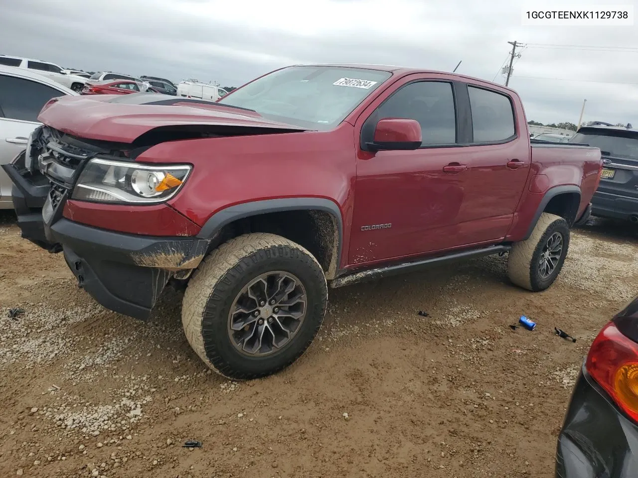 2019 Chevrolet Colorado Zr2 VIN: 1GCGTEENXK1129738 Lot: 79872634