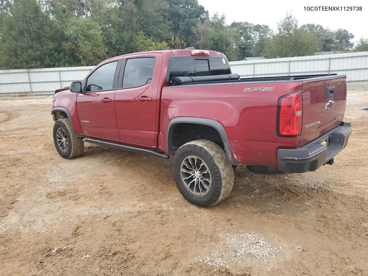 2019 Chevrolet Colorado Zr2 VIN: 1GCGTEENXK1129738 Lot: 79872634