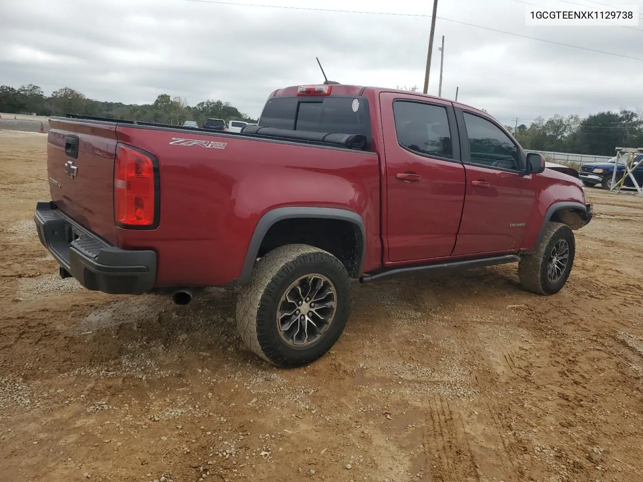 2019 Chevrolet Colorado Zr2 VIN: 1GCGTEENXK1129738 Lot: 79872634