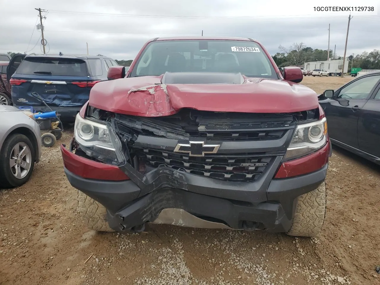 2019 Chevrolet Colorado Zr2 VIN: 1GCGTEENXK1129738 Lot: 79872634