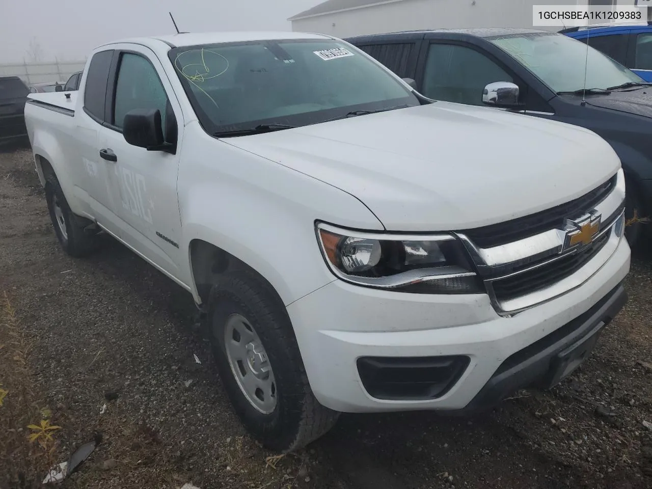 2019 Chevrolet Colorado VIN: 1GCHSBEA1K1209383 Lot: 79910554