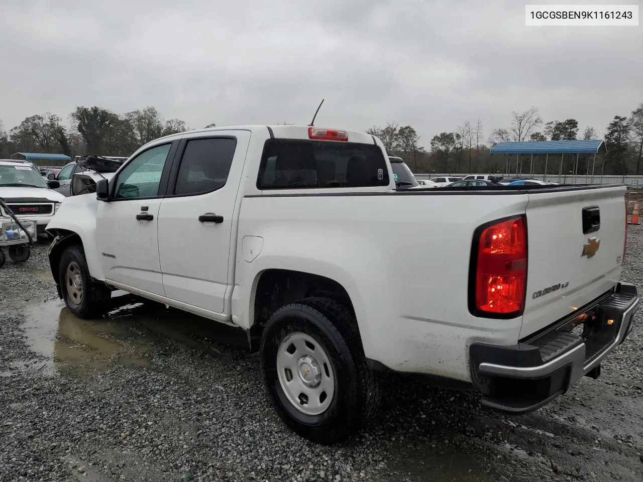 2019 Chevrolet Colorado VIN: 1GCGSBEN9K1161243 Lot: 80822954