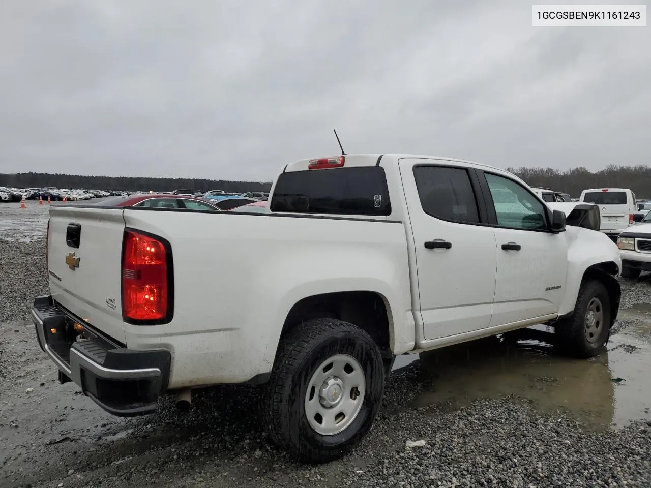 2019 Chevrolet Colorado VIN: 1GCGSBEN9K1161243 Lot: 80822954