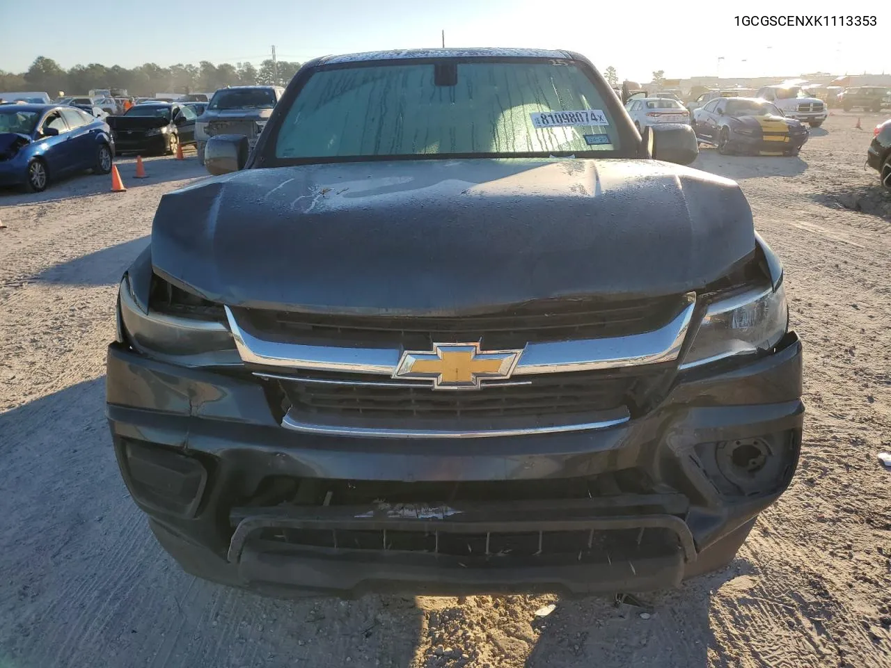 2019 Chevrolet Colorado Lt VIN: 1GCGSCENXK1113353 Lot: 81098074