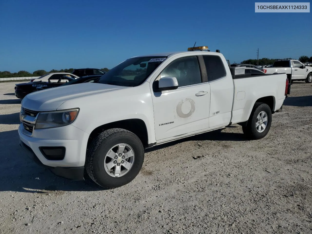 2019 Chevrolet Colorado VIN: 1GCHSBEAXK1124333 Lot: 81266424