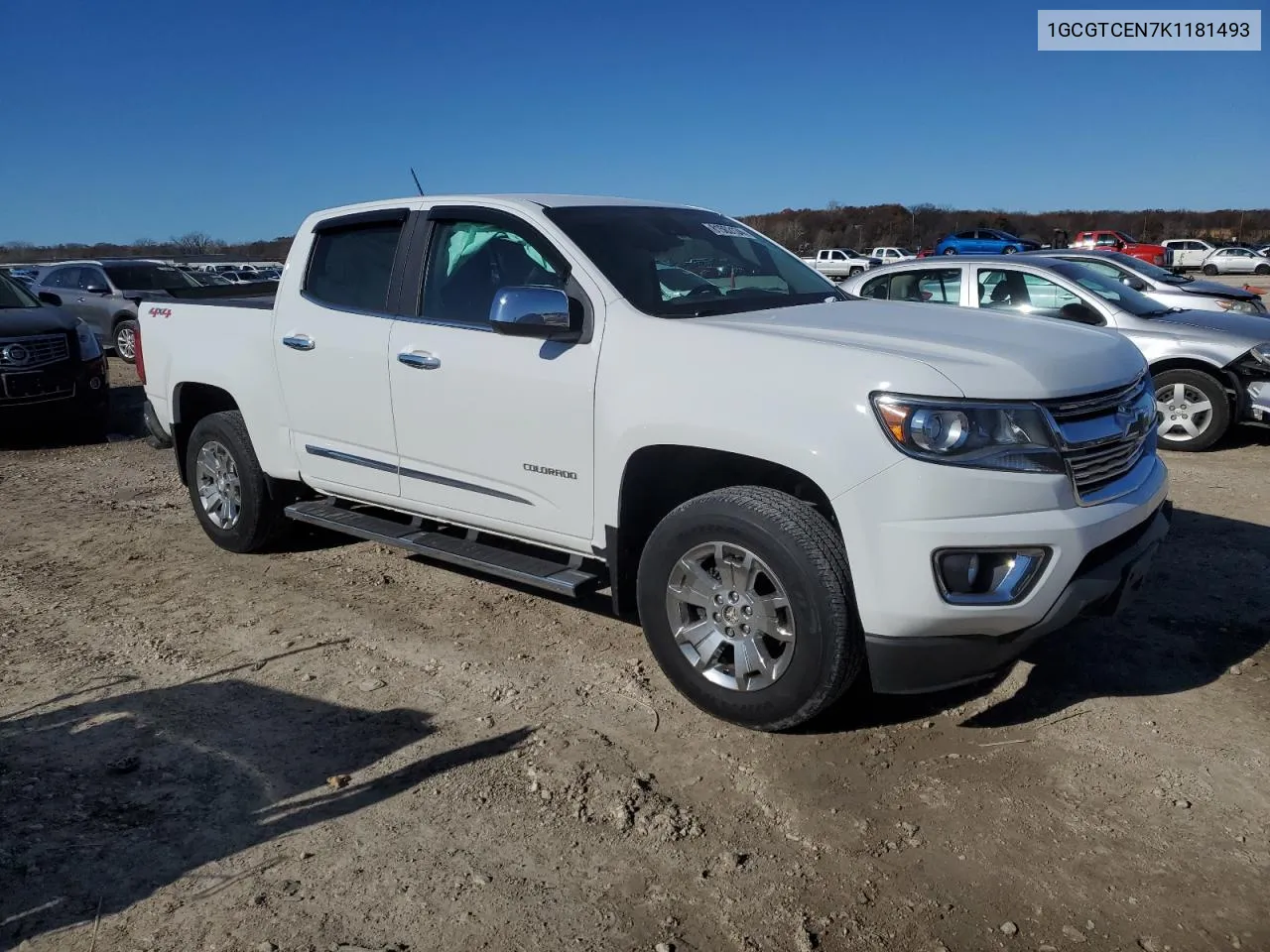 2019 Chevrolet Colorado Lt VIN: 1GCGTCEN7K1181493 Lot: 81563134