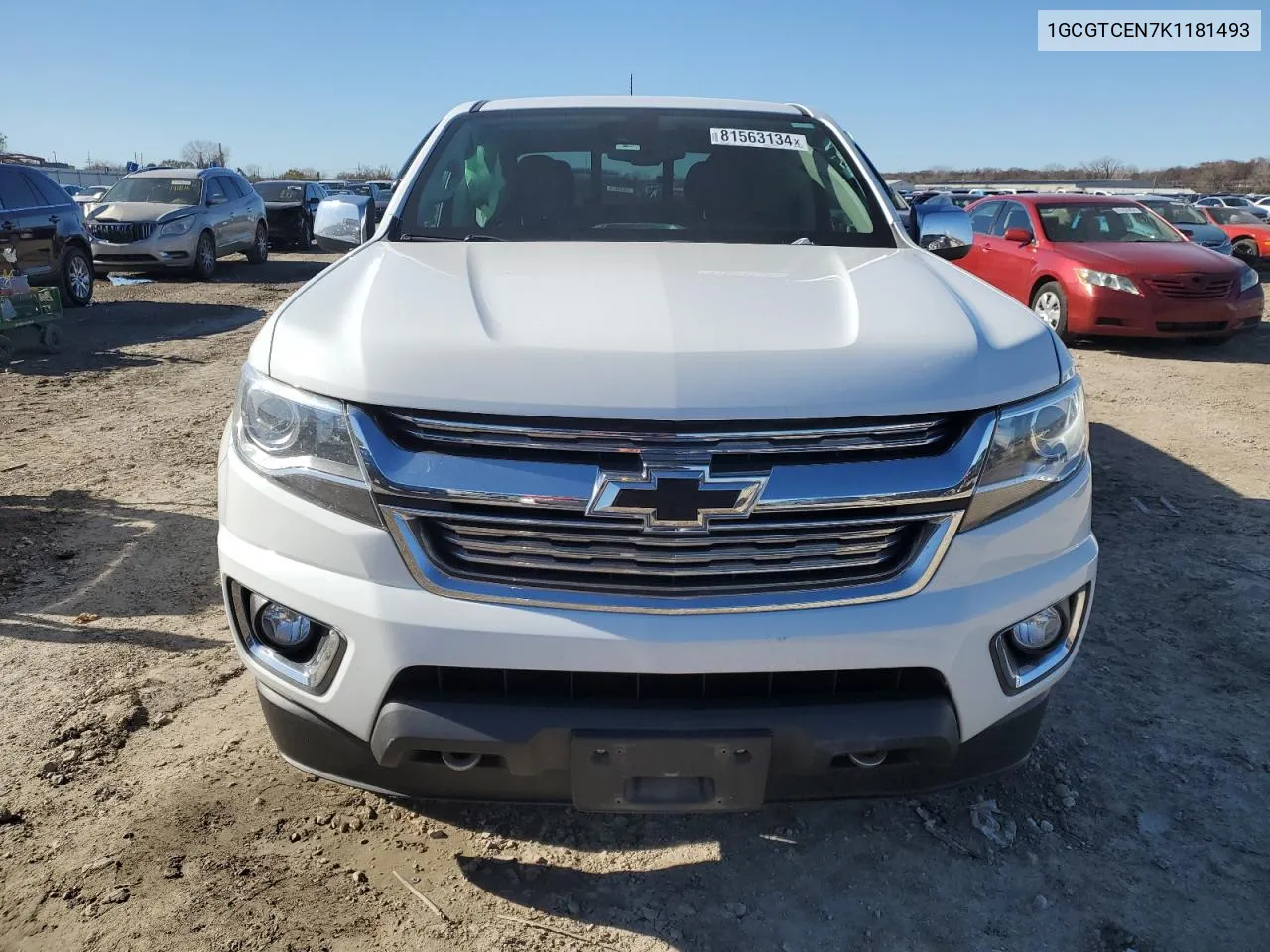 2019 Chevrolet Colorado Lt VIN: 1GCGTCEN7K1181493 Lot: 81563134