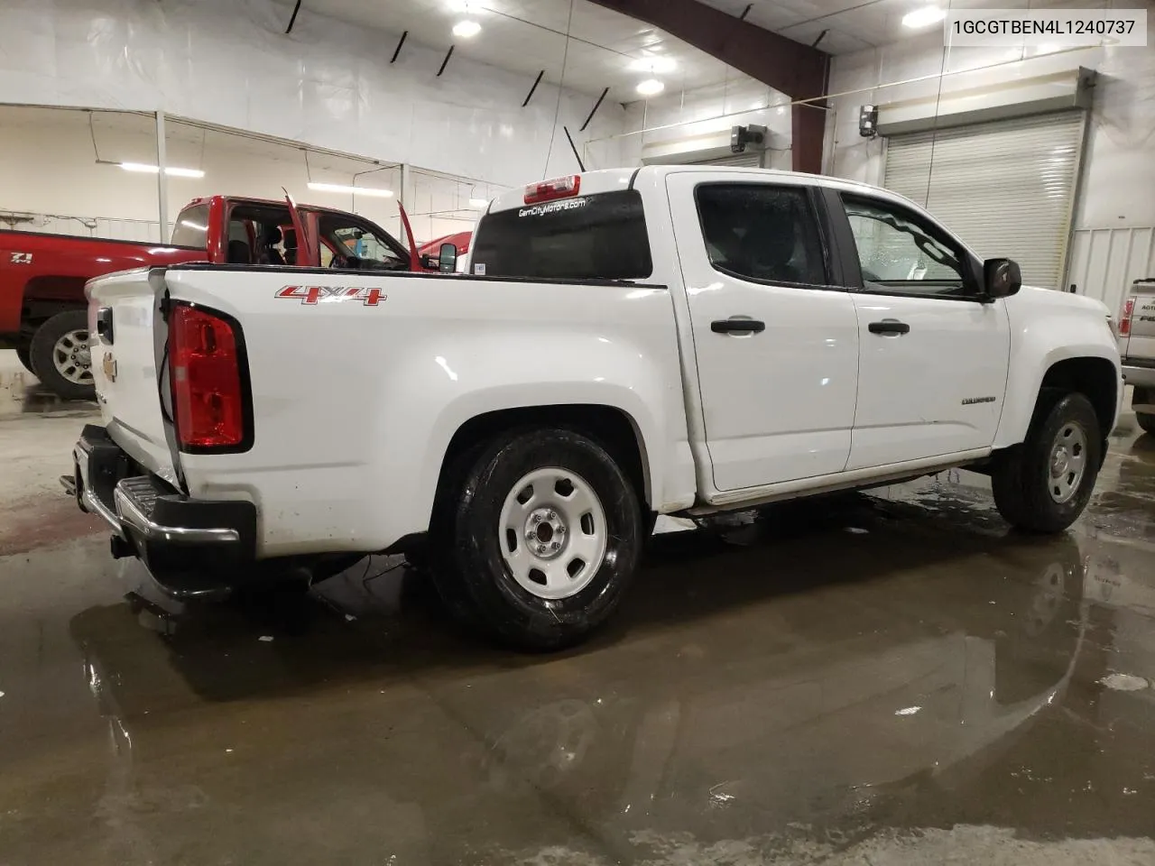 2020 Chevrolet Colorado VIN: 1GCGTBEN4L1240737 Lot: 58535604