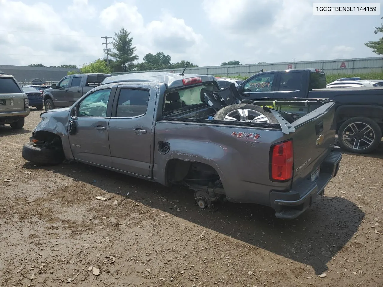 2020 Chevrolet Colorado VIN: 1GCGTBEN3L1144159 Lot: 59224774