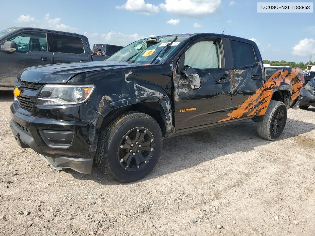 2020 Chevrolet Colorado Lt VIN: 1GCGSCENXL1188863 Lot: 63346474