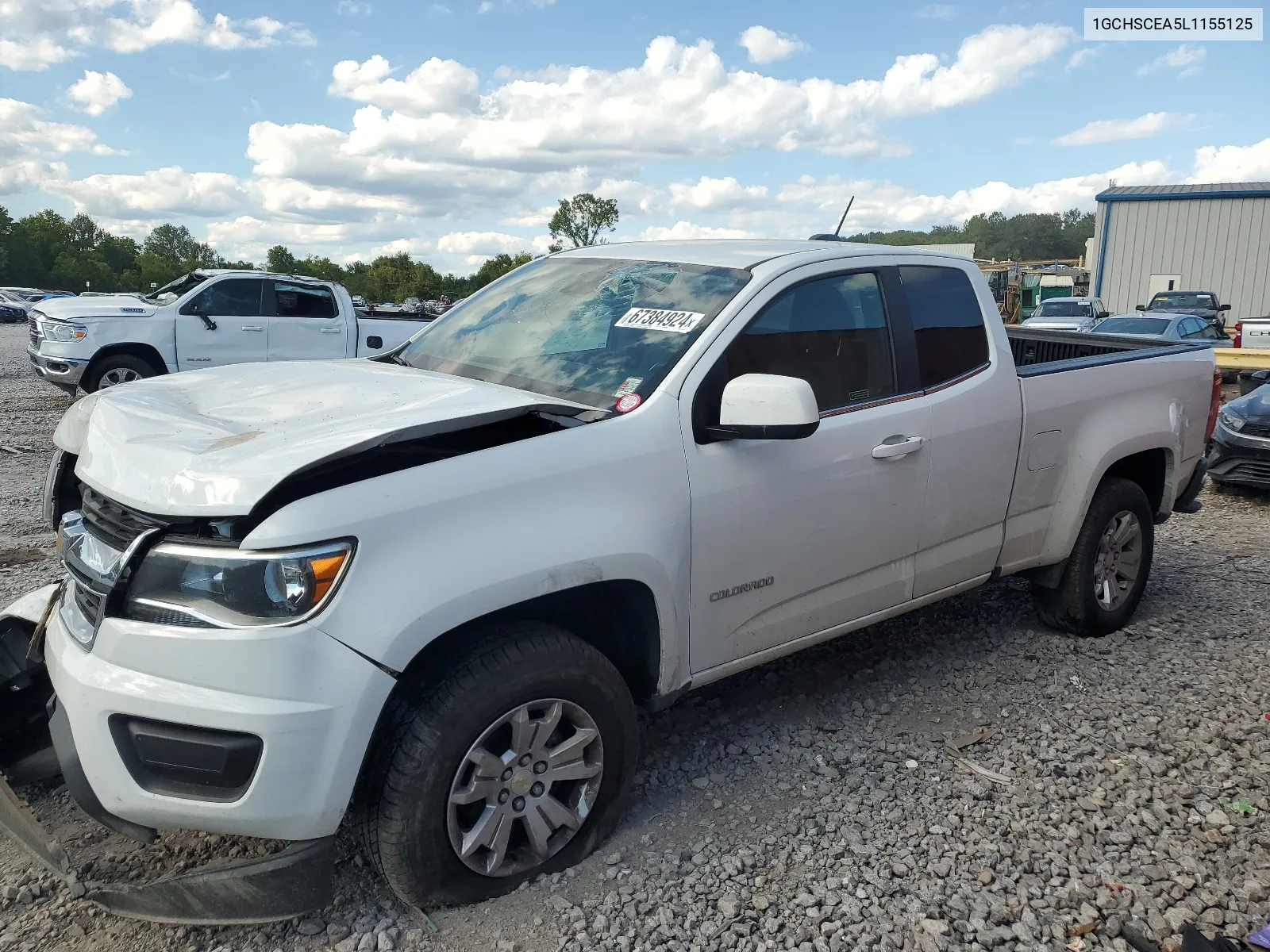 2020 Chevrolet Colorado Lt VIN: 1GCHSCEA5L1155125 Lot: 67384924