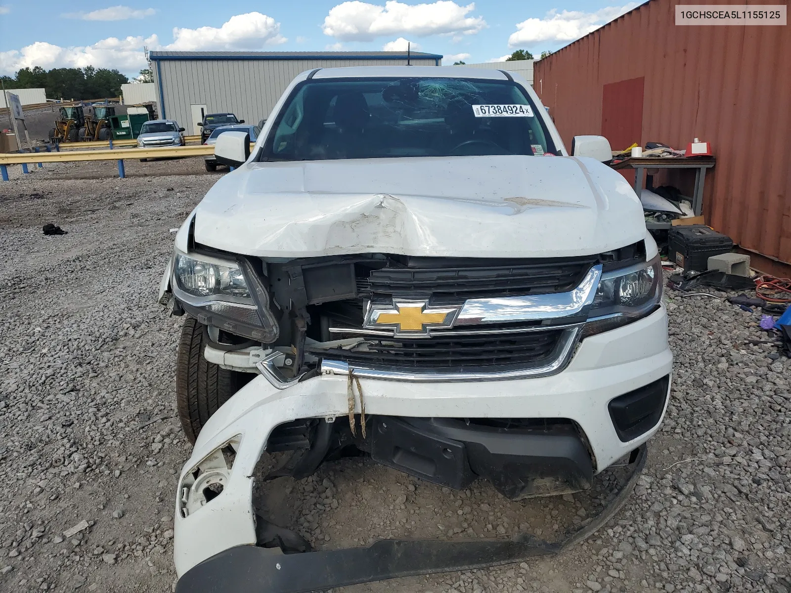 2020 Chevrolet Colorado Lt VIN: 1GCHSCEA5L1155125 Lot: 67384924