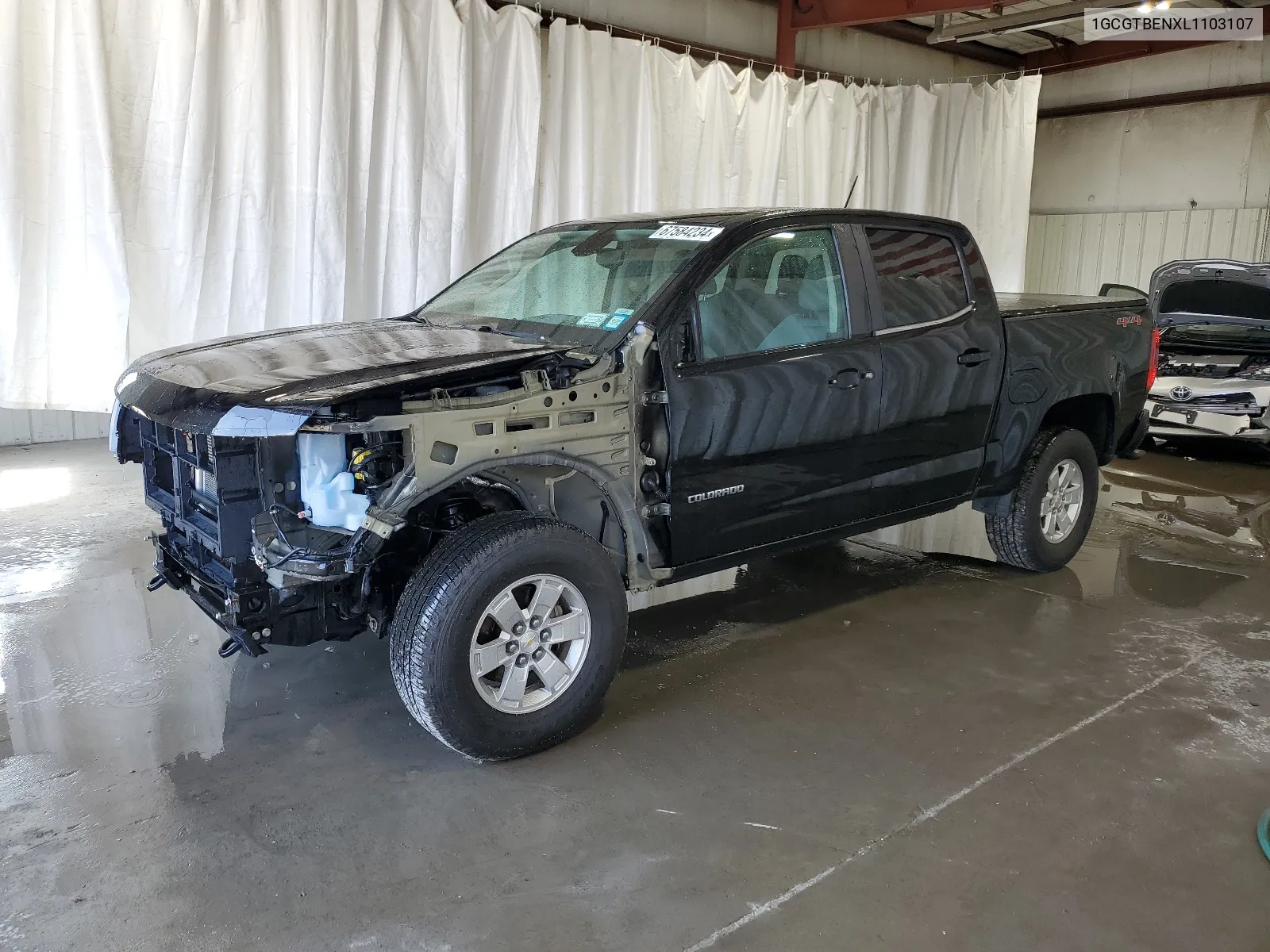 2020 Chevrolet Colorado VIN: 1GCGTBENXL1103107 Lot: 67584234