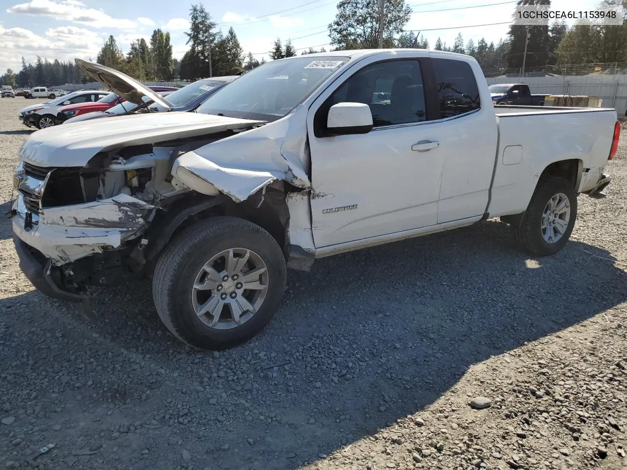 2020 Chevrolet Colorado Lt VIN: 1GCHSCEA6L1153948 Lot: 69474244