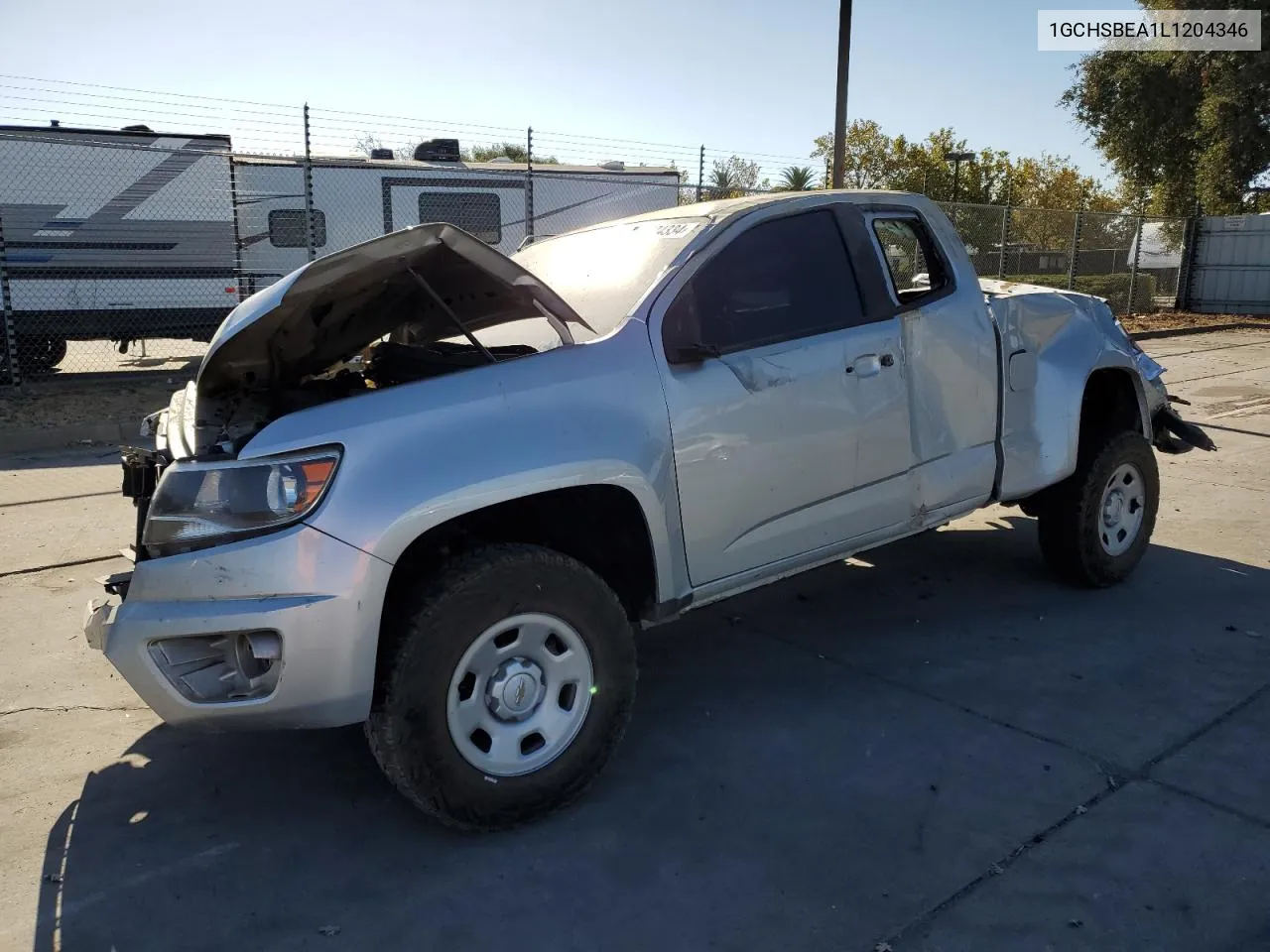 2020 Chevrolet Colorado VIN: 1GCHSBEA1L1204346 Lot: 70824334