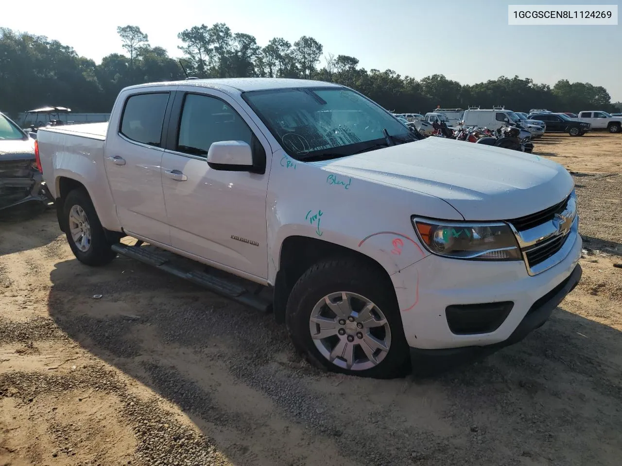 2020 Chevrolet Colorado Lt VIN: 1GCGSCEN8L1124269 Lot: 71706014