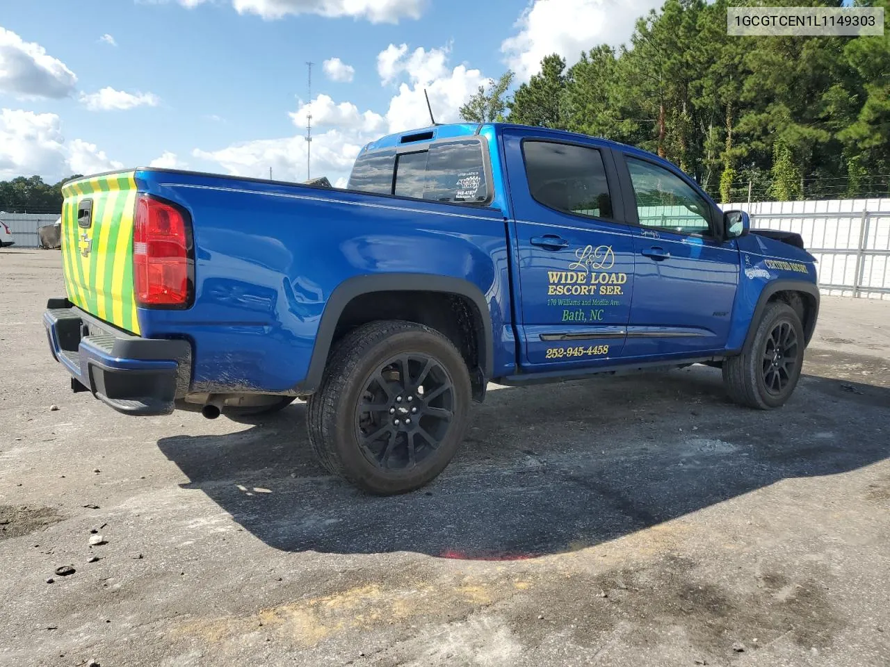 2020 Chevrolet Colorado Lt VIN: 1GCGTCEN1L1149303 Lot: 71911994