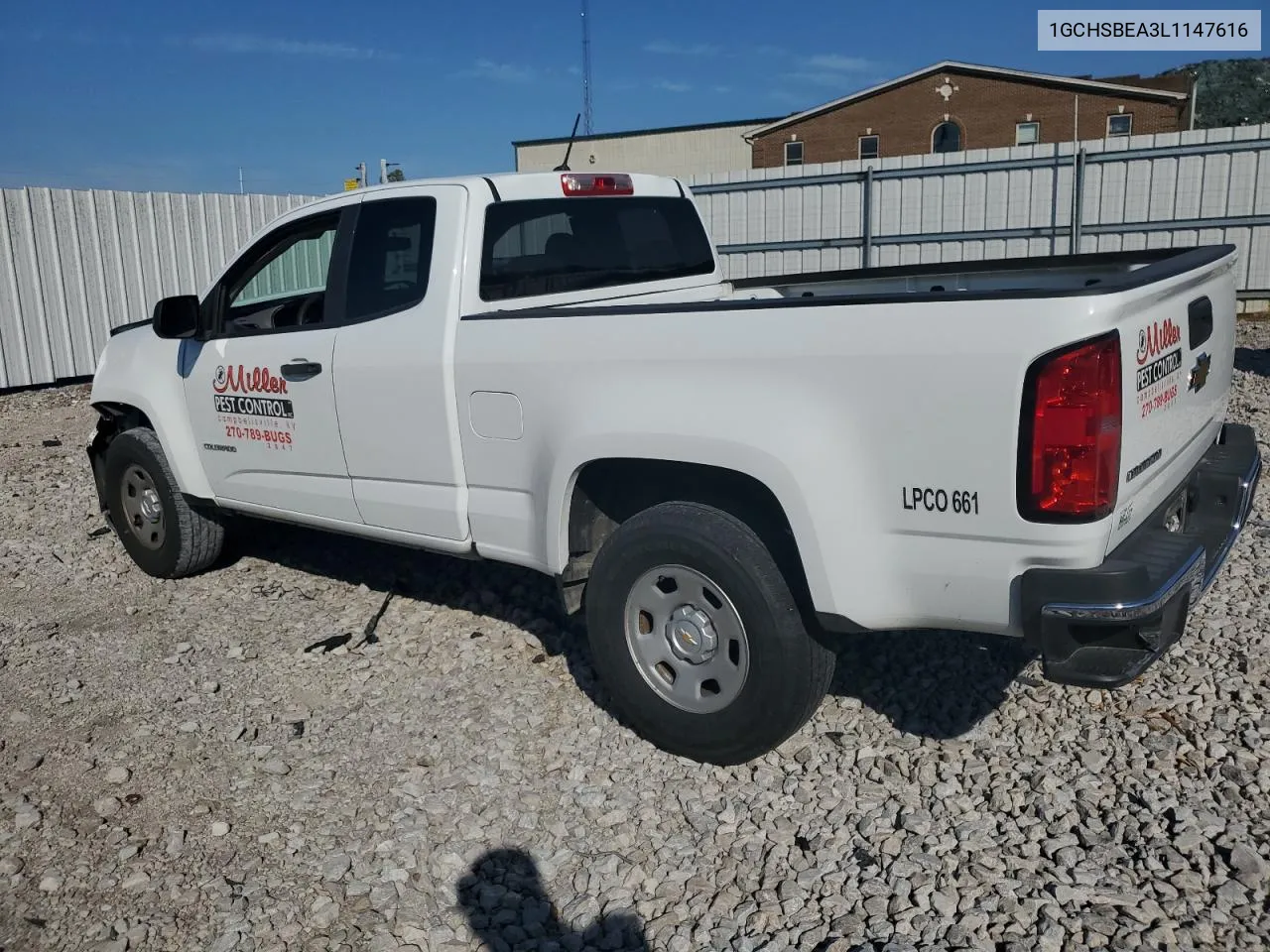 2020 Chevrolet Colorado VIN: 1GCHSBEA3L1147616 Lot: 72056954