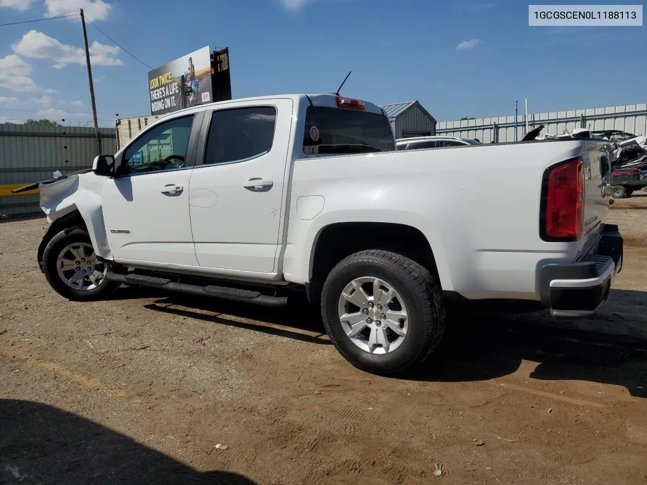 2020 Chevrolet Colorado Lt VIN: 1GCGSCEN0L1188113 Lot: 72683014