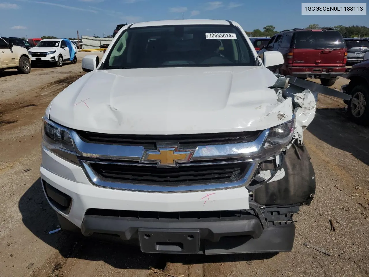 2020 Chevrolet Colorado Lt VIN: 1GCGSCEN0L1188113 Lot: 72683014