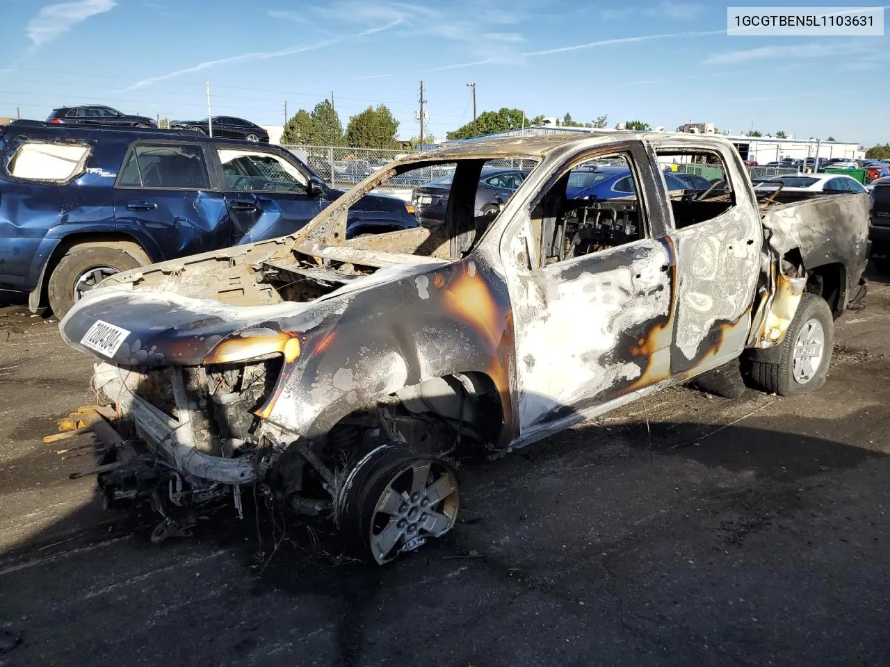 2020 Chevrolet Colorado VIN: 1GCGTBEN5L1103631 Lot: 72804304