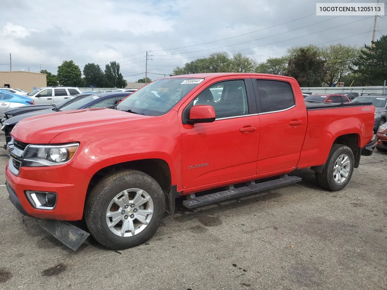 2020 Chevrolet Colorado Lt VIN: 1GCGTCEN3L1205113 Lot: 73558044