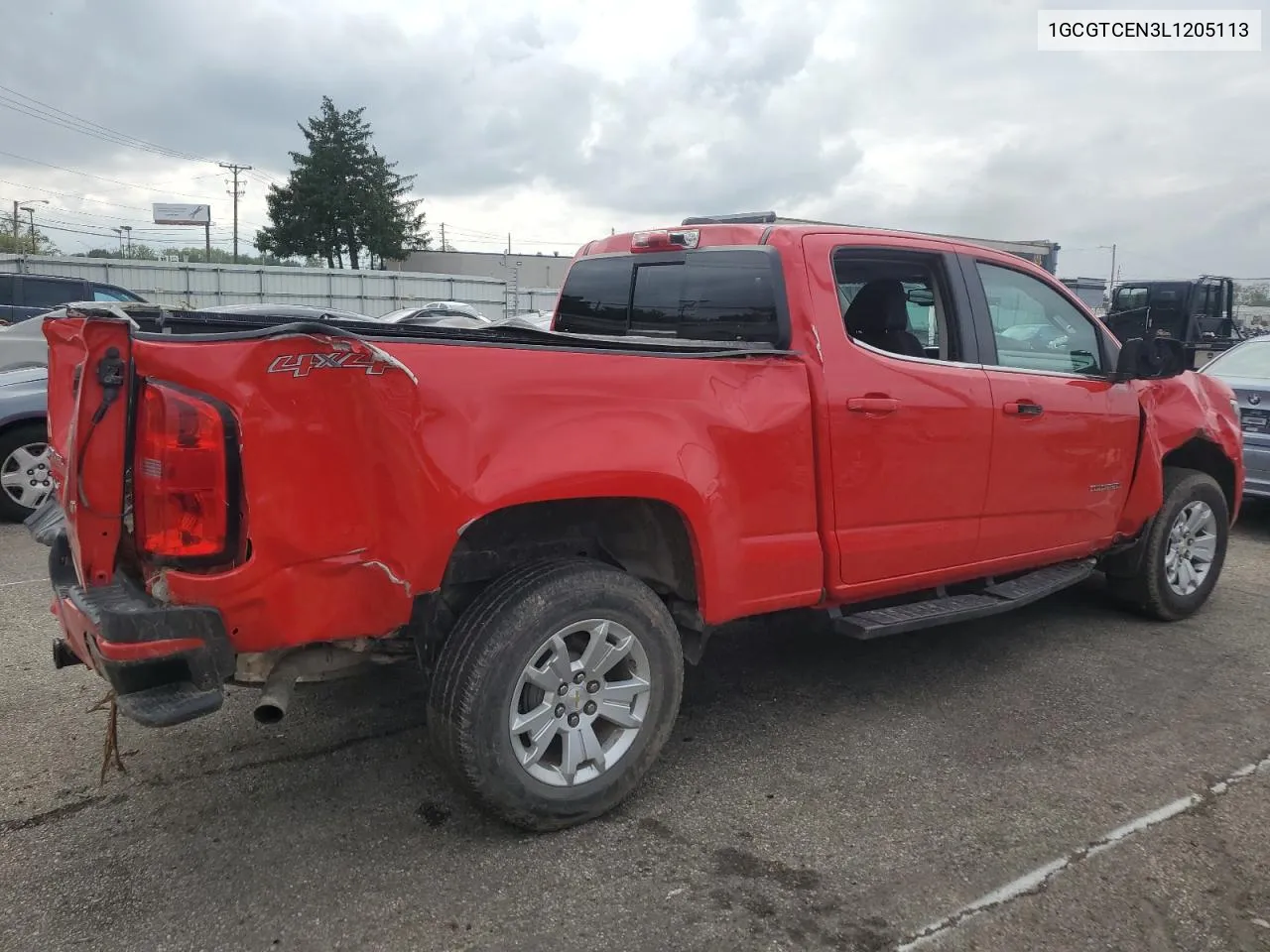 2020 Chevrolet Colorado Lt VIN: 1GCGTCEN3L1205113 Lot: 73558044