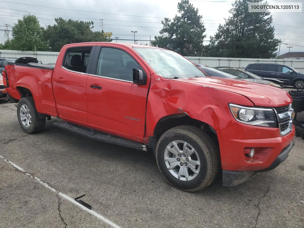 2020 Chevrolet Colorado Lt VIN: 1GCGTCEN3L1205113 Lot: 73558044