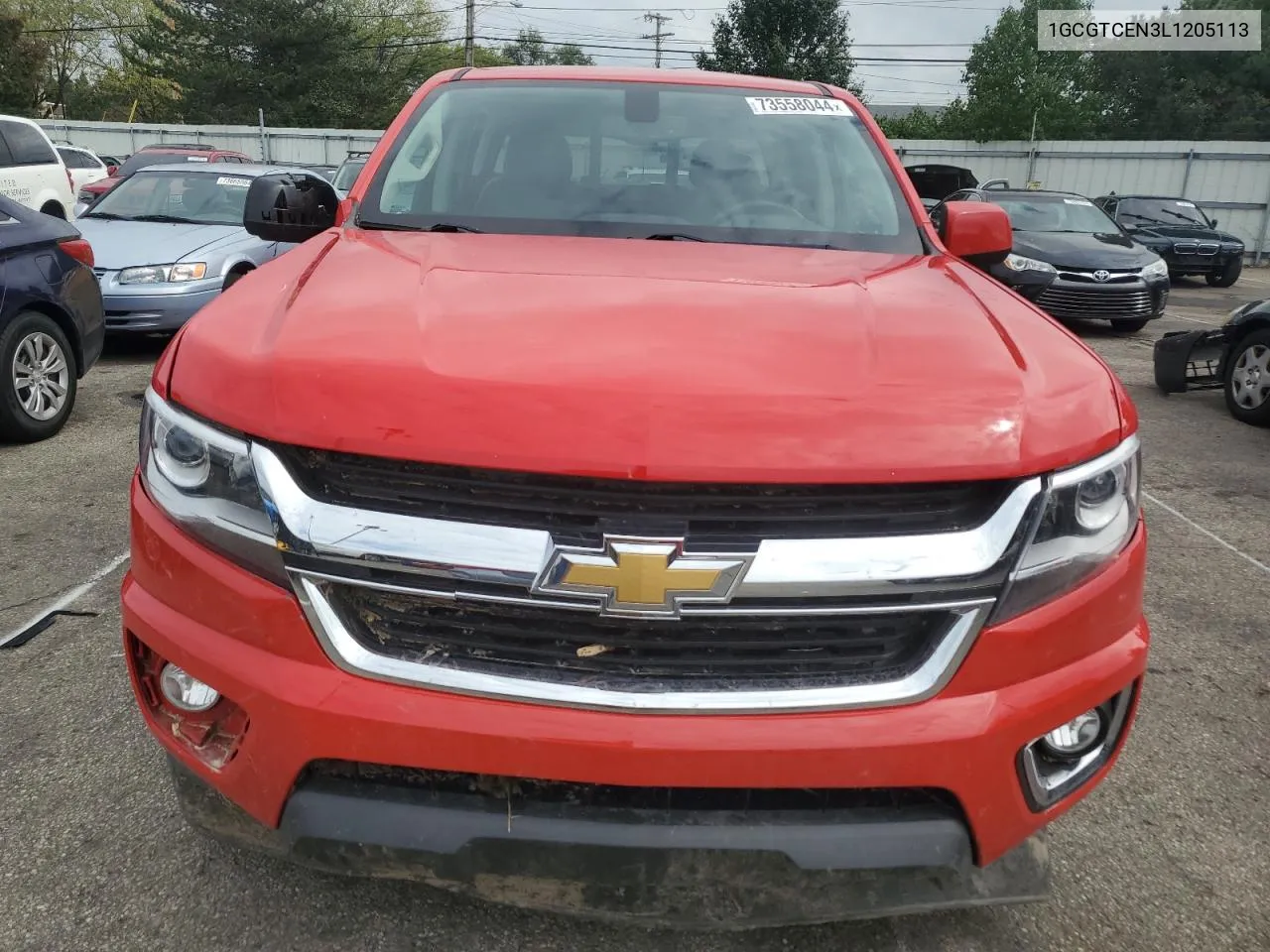 2020 Chevrolet Colorado Lt VIN: 1GCGTCEN3L1205113 Lot: 73558044