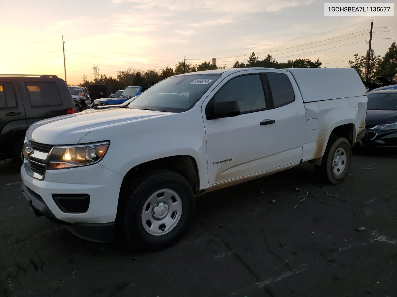 2020 Chevrolet Colorado VIN: 1GCHSBEA7L1135677 Lot: 73806374