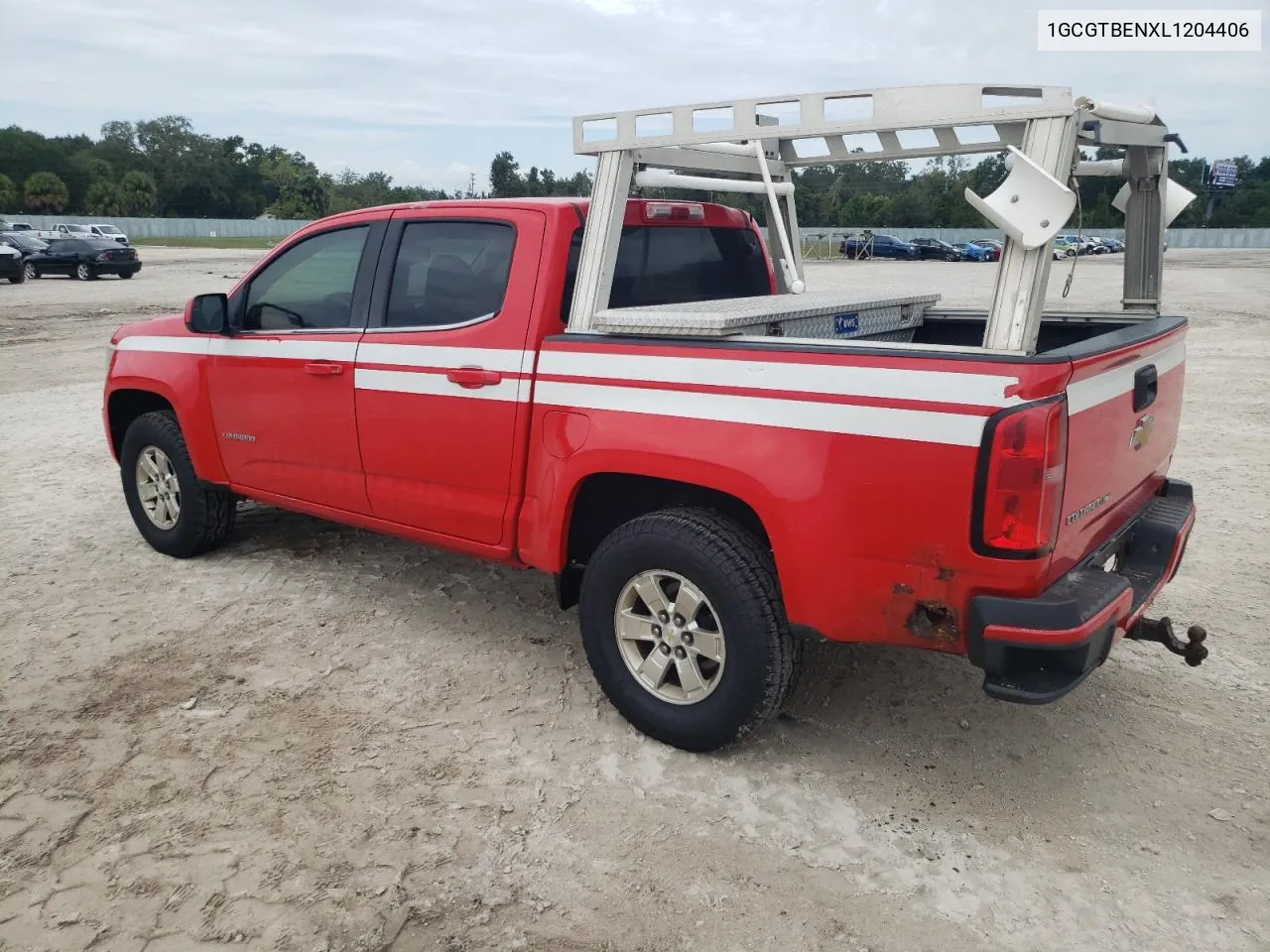 2020 Chevrolet Colorado VIN: 1GCGTBENXL1204406 Lot: 74198554