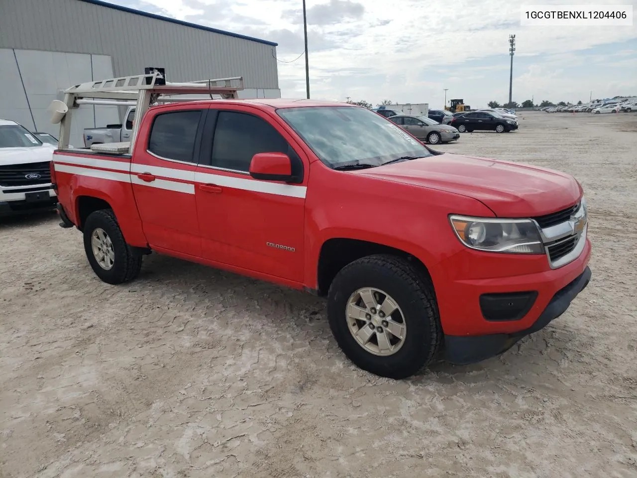 2020 Chevrolet Colorado VIN: 1GCGTBENXL1204406 Lot: 74198554