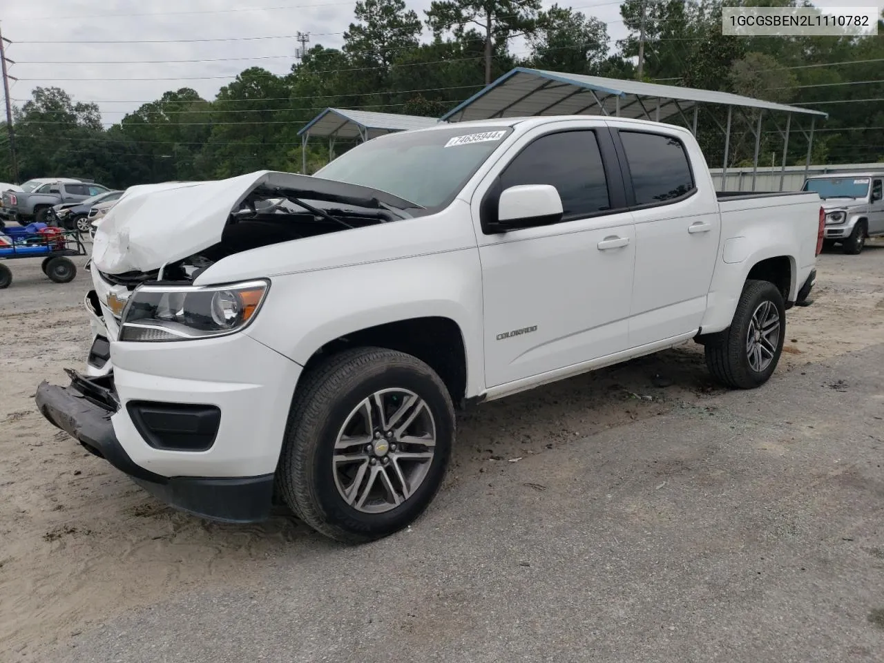 2020 Chevrolet Colorado VIN: 1GCGSBEN2L1110782 Lot: 74635944