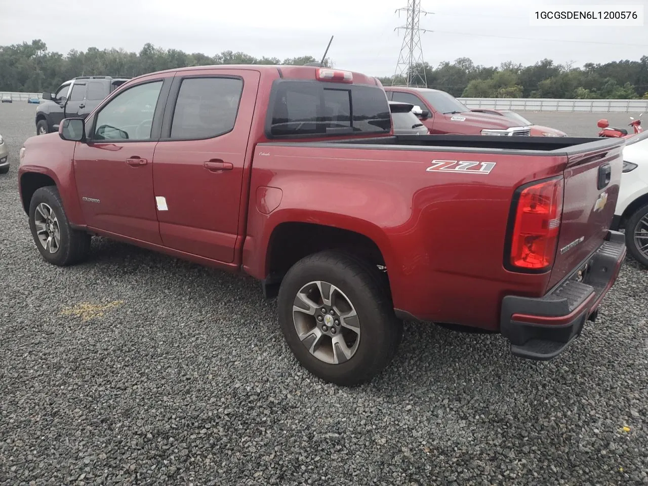 2020 Chevrolet Colorado Z71 VIN: 1GCGSDEN6L1200576 Lot: 74831884